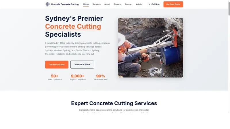 Russells Concrete Cutting