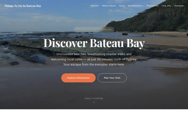 Things To Do In Bateau Bay project screenshot